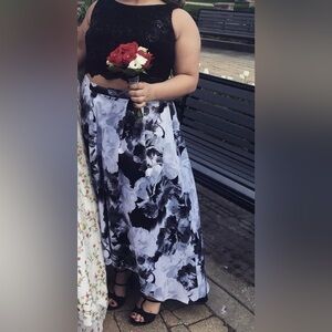 City Studio Two Piece Prom Dress